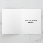 カスタムトラクタカントリー素朴バ結婚ン カード (内部)