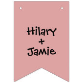 カスタムトラクタカントリー素朴バ結婚ン バンティングフラッグ (第1の旗)