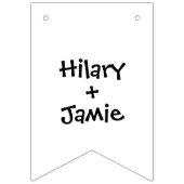 カスタムトラクタカントリー素朴バ結婚ン バンティングフラッグ (第3の旗)