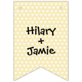 カスタムトラクタカントリー素朴バ結婚ン バンティングフラッグ (第1の旗)