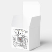 カスタムトラクター国の結婚式をテーマにした特典ボックス フェイバーボックス (オープン)