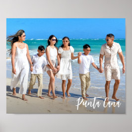 カスタムトラベル家族の写真 ポスター