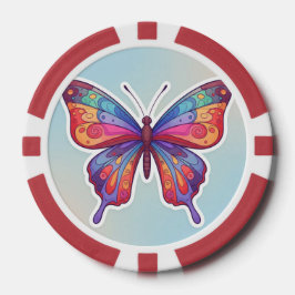 カスタムトランプのポーカーチップデザイン鮮やか&クユニークレート ポーカーチップ