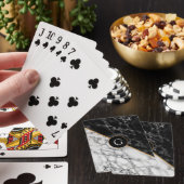 カスタムトランプパーソナライズされた大理石 トランプ (インサイチュ)