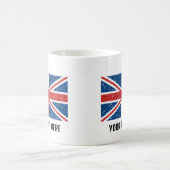 カスタムトレンディーイギリス国旗 コーヒーマグカップ (中央)