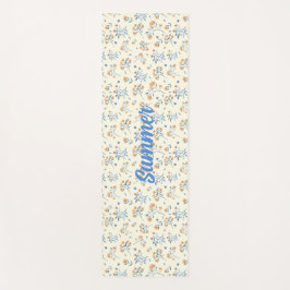 カスタムトレンディーヴィンテージ山花模様 ヨガマット