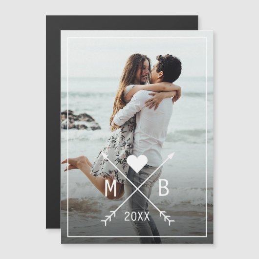 カスタムトレンディーI愛するハート矢印2025 (正面/裏面)