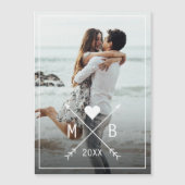 カスタムトレンディーI愛するハート矢印2025 (正面)