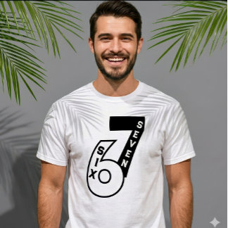 カスタムトレンド67グラフィックテキストタイポグラフィキッズ Tシャツ
