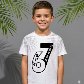 カスタムトレンド67 グラフィックテキスト タイポグラフィ キッズ Tシャツ