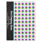 カスタムトレードショーTablelothカスタムロゴビジネス テーブルクロス (正面)