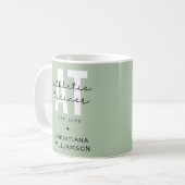 カスタムトレーナーAT運動訓練 コーヒーマグカップ (正面左)