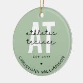 カスタムトレーナーAT運動訓練 セラミックオーナメント (左)