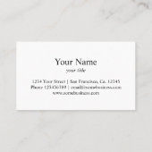 カスタムトレーリング会社の名刺テンプレート 名刺 (裏面)