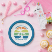 カスタムトロピカルアイランドパーティーヤシ ペーパープレート (パーティー)