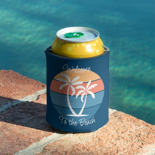 カスタムトロピカルアイランドビーチシーショア海サンセット 缶クーラー (インサイチュ プール)