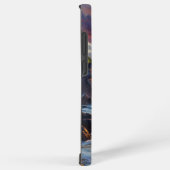 カスタムトロピカルサンセットクリフ鮮やかス SAMSUNG GALAXYケース (右側面)