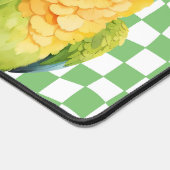 カスタムトロピカルパロットコラージュモダンシンプルデスク デスクマット (コーナー)