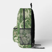 カスタムトロピカルリーフグリーンエキゾチックモダンデザイン プリントバックパック (右)