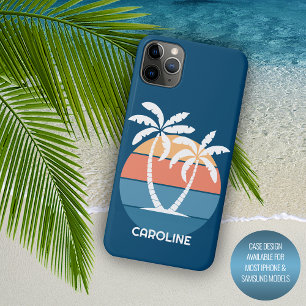 カスタムトロピッカラフルク島ビーチ海サンセット iPhone 11 PRO MAXケース