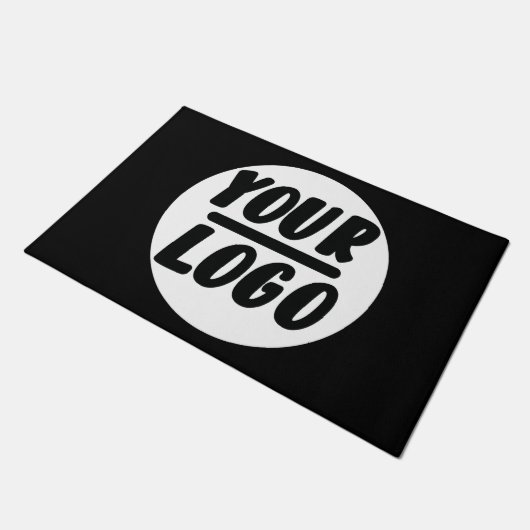 カスタムドアマット会社ビジネスロゴ歓迎マット ドアマット (アングル)