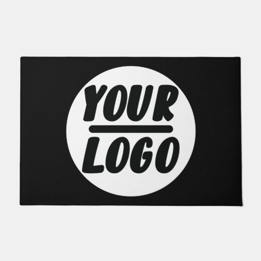 カスタムドアマット会社ビジネスロゴ歓迎マット ドアマット (正面)