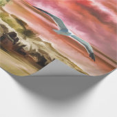 カスタムドイツシェパードライトハウスラッピング紙 ラッピングペーパー (角)