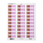 カスタムドッグアート差出人住所ラベル ラベル (フルシート)