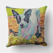 カスタムドッグアート装飾用クッション クッション (裏面)