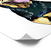 カスタムドッグウォールアート |ロットワイラー ポスター (角)