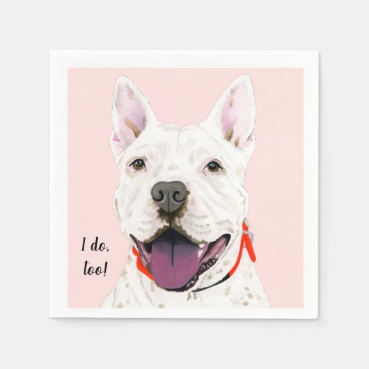 カスタムドッグカクテルナプキン スタンダードカクテルナプキン (正面)