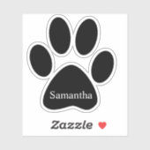 カスタムドッグキャットポーペットパーソナライズされた シール (シート)