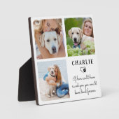 カスタムドッグフォトコラージュモダンペット記念 フォトプラーク (正面)