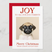 カスタムドッグフォトジョイドッグウォーカー シーズンカード (正面/裏面)