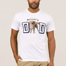 カスタムドッグフォトパパシャツ – パーソナライズされた Pet Tee
