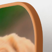 カスタムドッグフォトピックボールパドル ピックルボールラケット (左詳細)