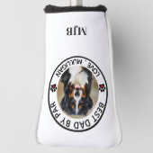 カスタムドッグフォトペット最高のパパバイパーモノグラム ゴルフヘッドカバー (回転90)