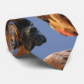 カスタムドッグフォトボクサーパピーカスタムカラー ネクタイ (ロール)