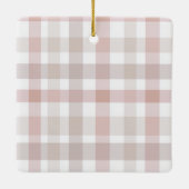 カスタムドッグフォト＆ネーム クリスマスオーナメント (裏面)