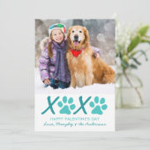 カスタムドッグペットフォトXOXOヴァレンティモダンンズデイ シーズンカード (スタンド正面)