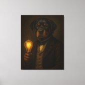 カスタムドッグポートレートキャンバス – ノーブルスタイル キャンバスプリント (正面)