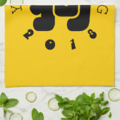 カスタムドッグ中国のアイデオグラム年〔占星術の〕十二宮図タオル2 キッチンタオル (折り畳み)