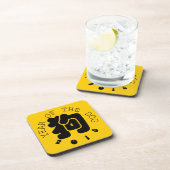 カスタムドッグ中国のイデオグラム年〔占星術の〕十二宮図S2コースター コースター (右側)