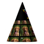 カスタムドッグ写真3rd誕生日パーティーパーティー帽子 パーティーハット (左)