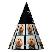 カスタムドッグ写真4th誕生日パーティーパーティー帽子 パーティーハット (左)