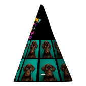 カスタムドッグ写真5th誕生日パーティーパーティー帽子 パーティーハット (右)