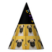 カスタムドッグ写真8th誕生日パーティーパーティーハット パーティーハット (左)
