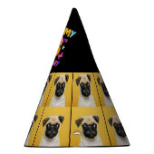 カスタムドッグ写真8th誕生日パーティーパーティーハット パーティーハット (右)