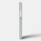 カスタムドットグリーンフォンケース Case-Mate iPhoneケース (裏面 / 左)