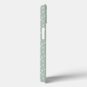 カスタムドットグリーンフォンケース Case-Mate iPhoneケース (裏面 / 右)
